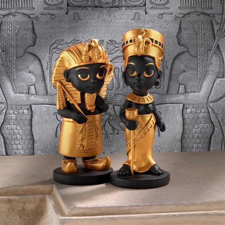 View larger image of Wee Rulers of the Egyptian Realm Statue Set of Two