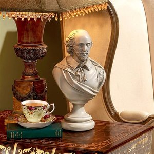 William Shakespeare Sculptural Bust: Desktop