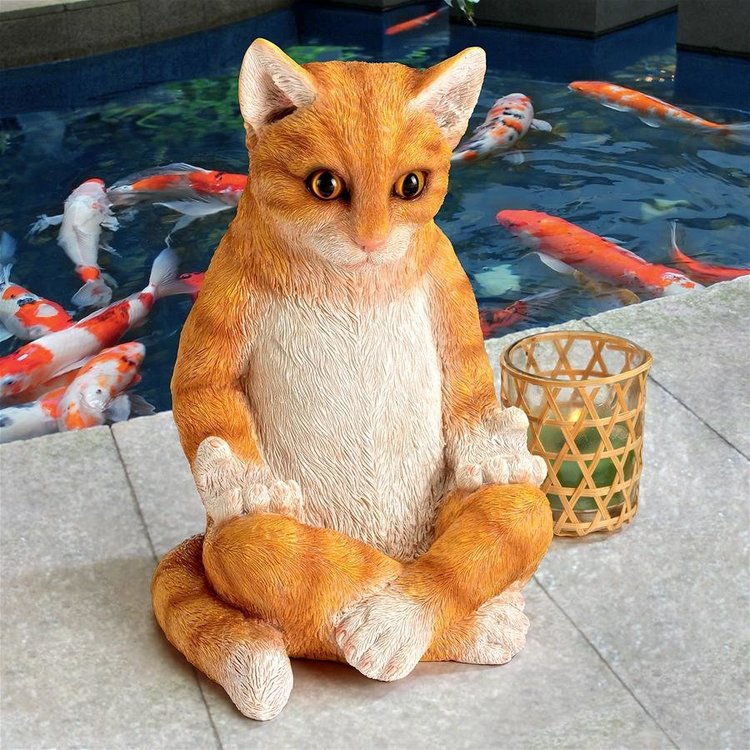 View larger image of Zen Kitty Meditating Cat Statue